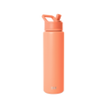 Summit Water Bottle with Straw Lid - Clementine