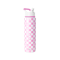 Summit Water Bottle with Straw Lid - Barbie Checkmate