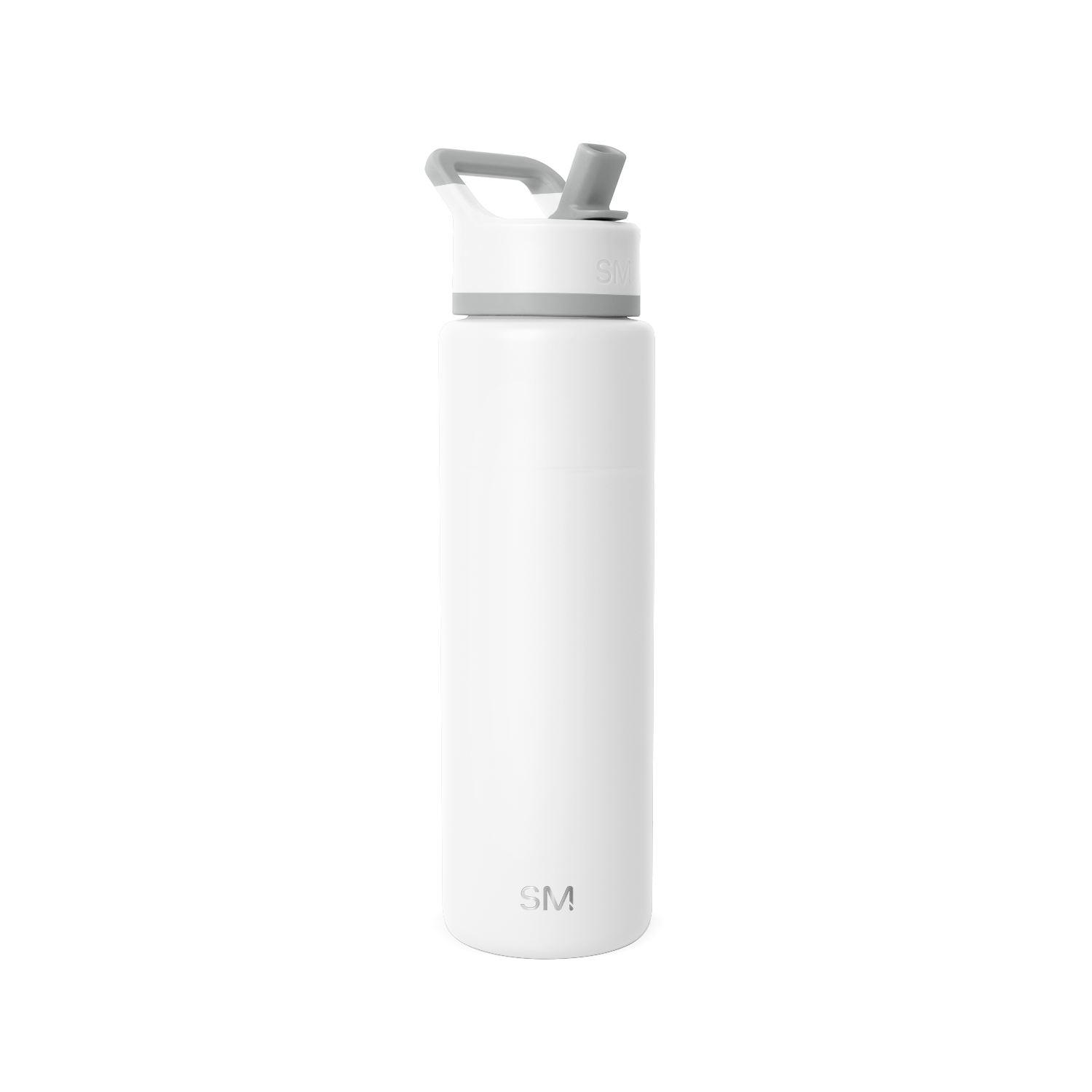 Summit Water Bottle with Straw Lid - Winter White