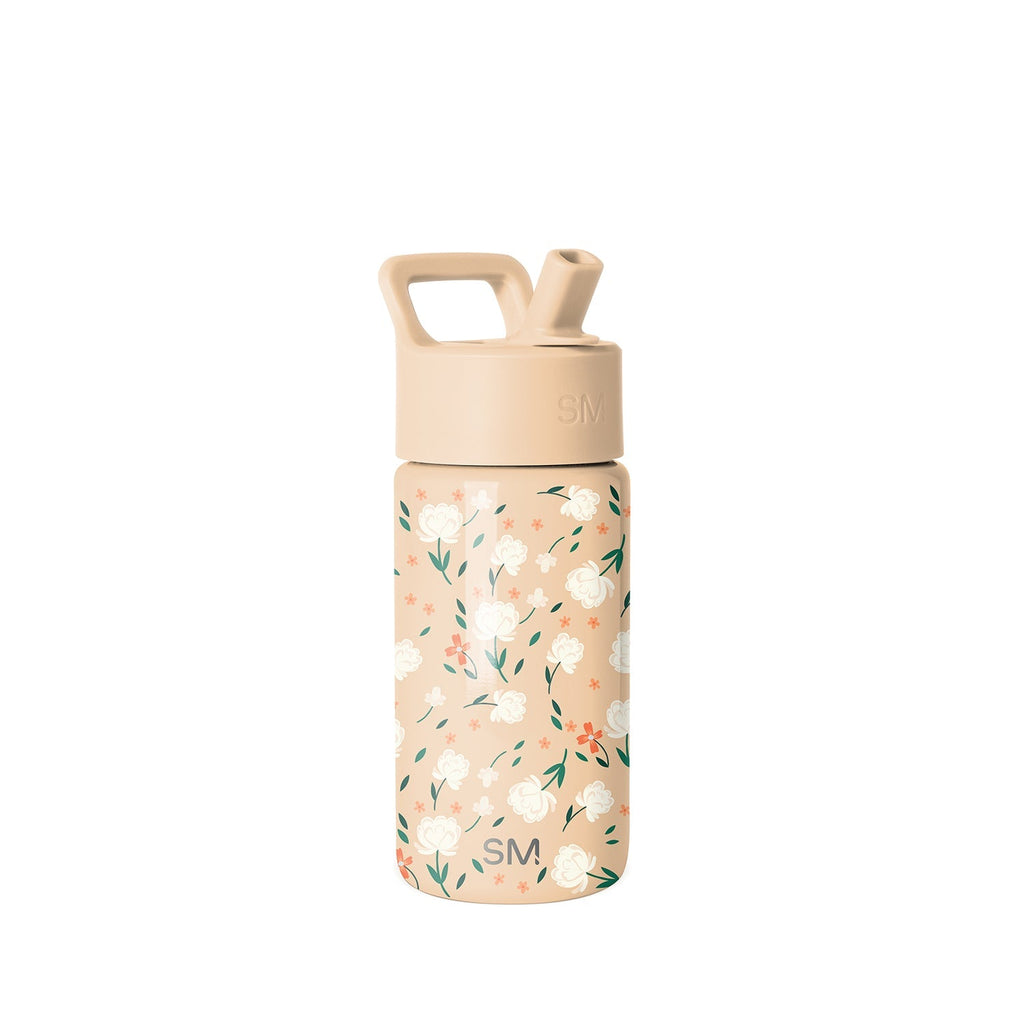 Summit Kids Water Bottle with Straw Lid - Chloe Floral