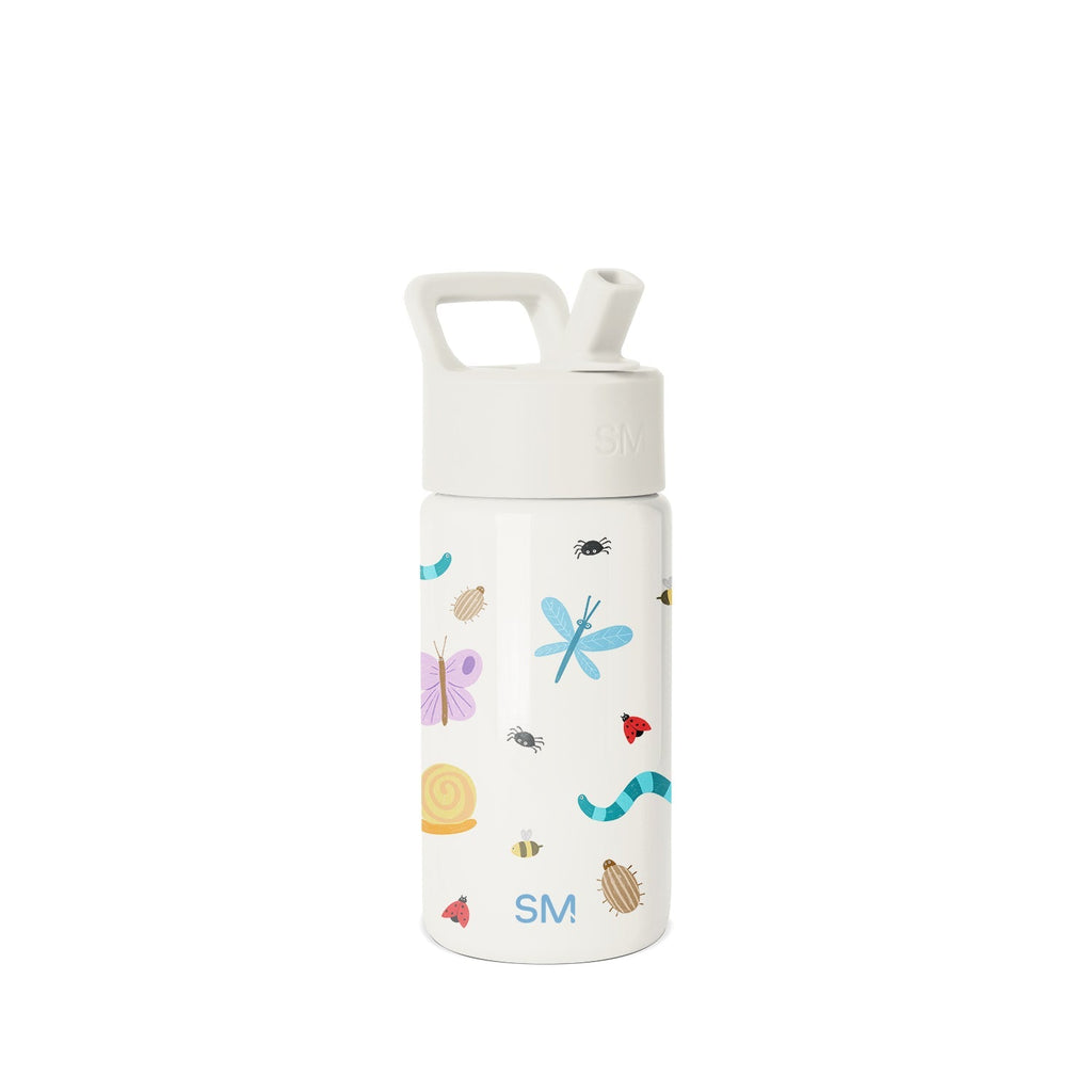 Summit Kids Water Bottle with Straw Lid - Cute Critters