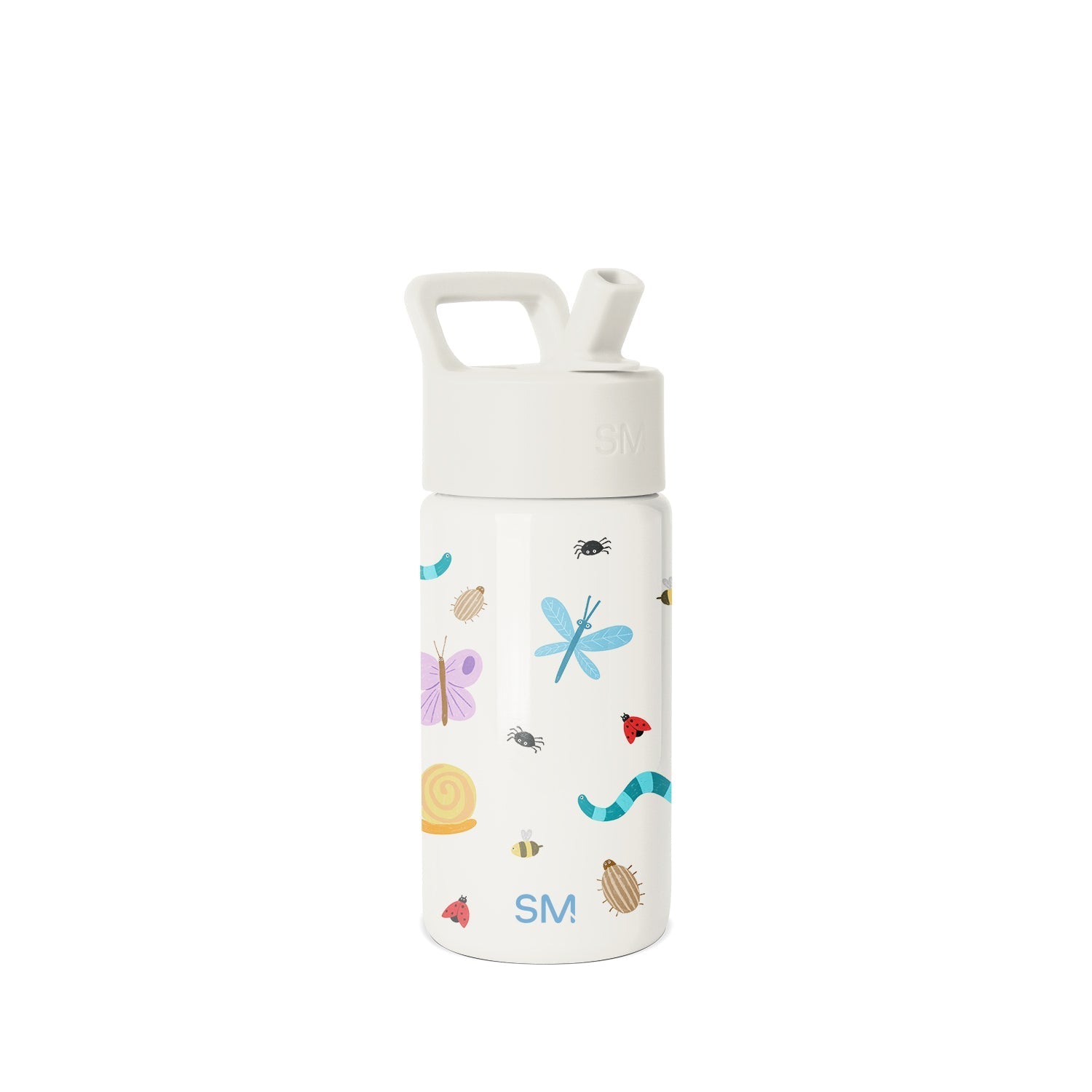 Summit Kids Water Bottle with Straw Lid - Cute Critters