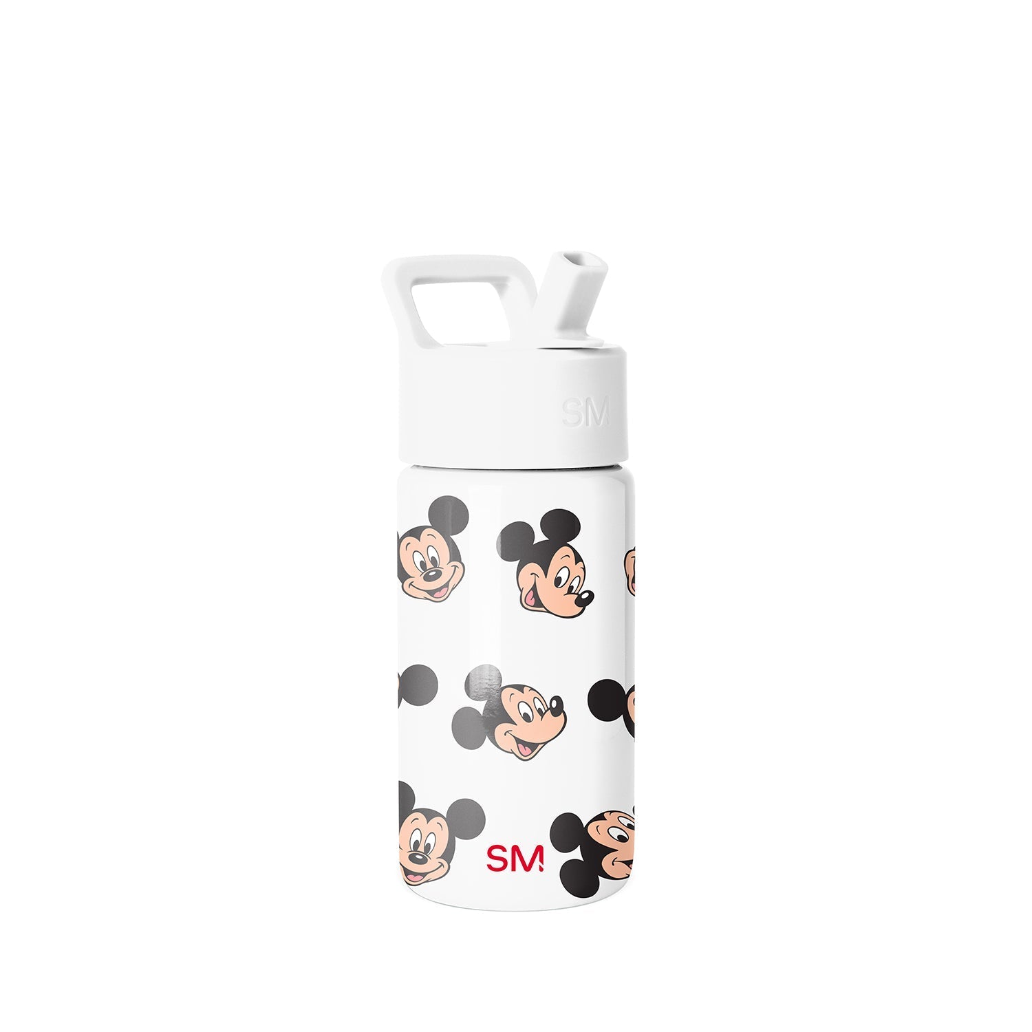 Summit Kids Water Bottle with Straw Lid - Mickey Mouse Fun