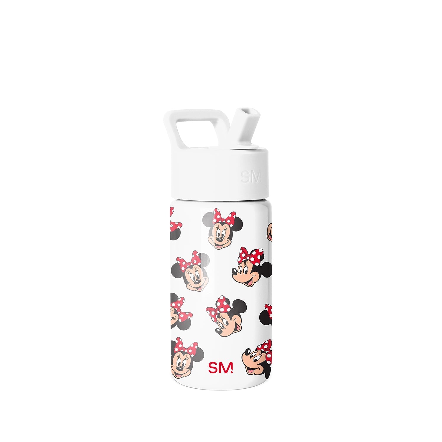 Summit Kids Water Bottle with Straw Lid - Minnie Mouse Fun