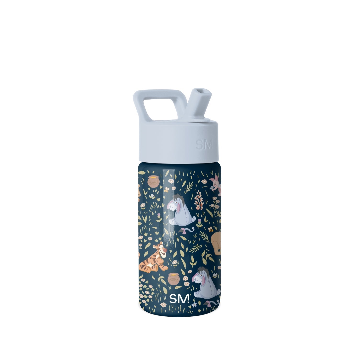 Summit Kids Water Bottle with Straw Lid - Winnie the Pooh Floral
