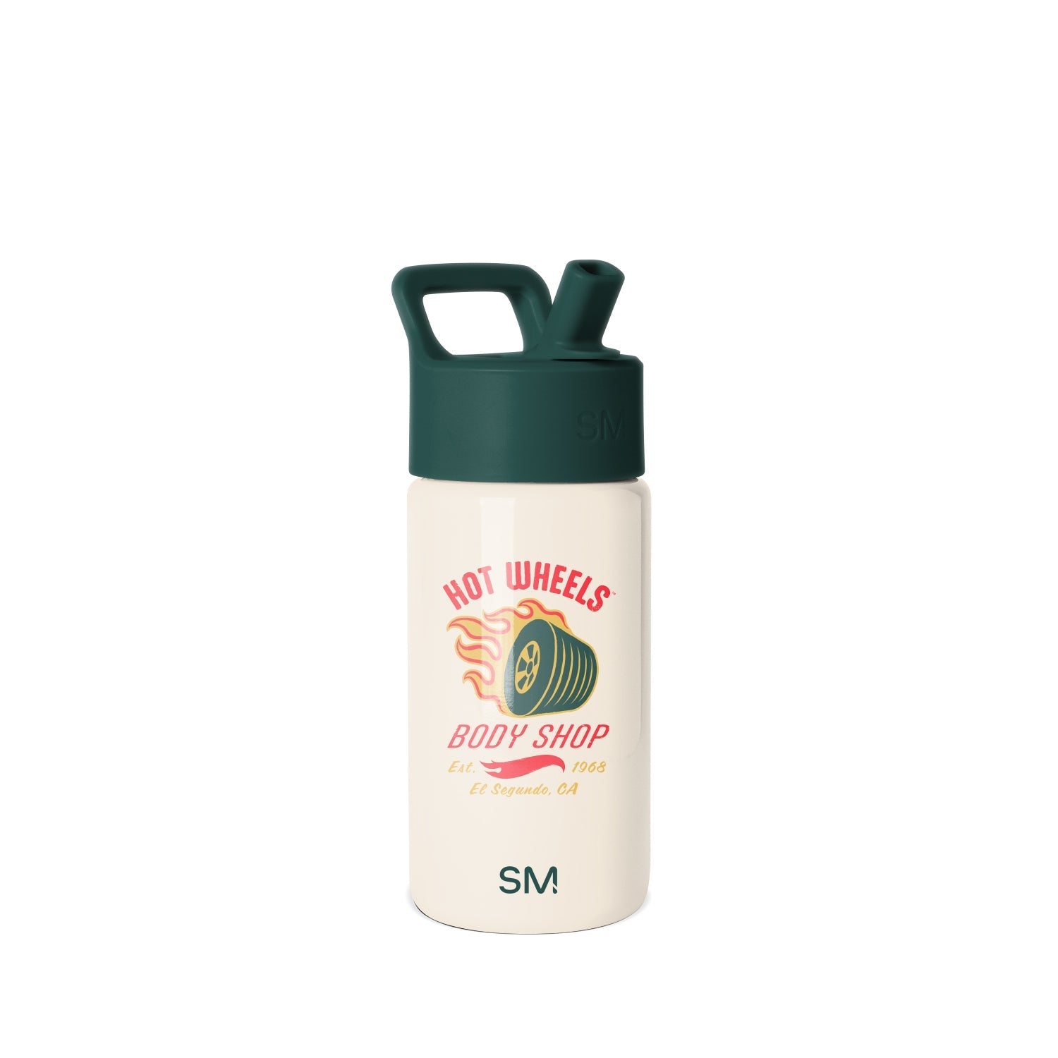 Summit Kids Water Bottle with Straw Lid - Hot Wheels Body Shop