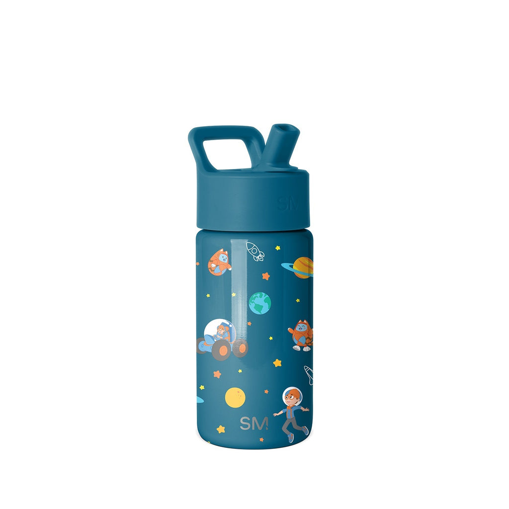 Summit Kids Water Bottle with Straw Lid - Blippi Space
