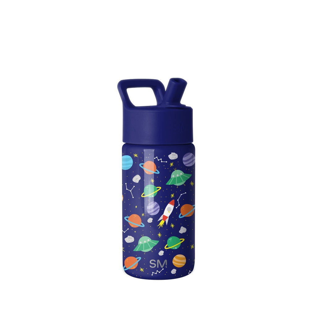 Summit Kids Water Bottle with Straw Lid - Outer Space