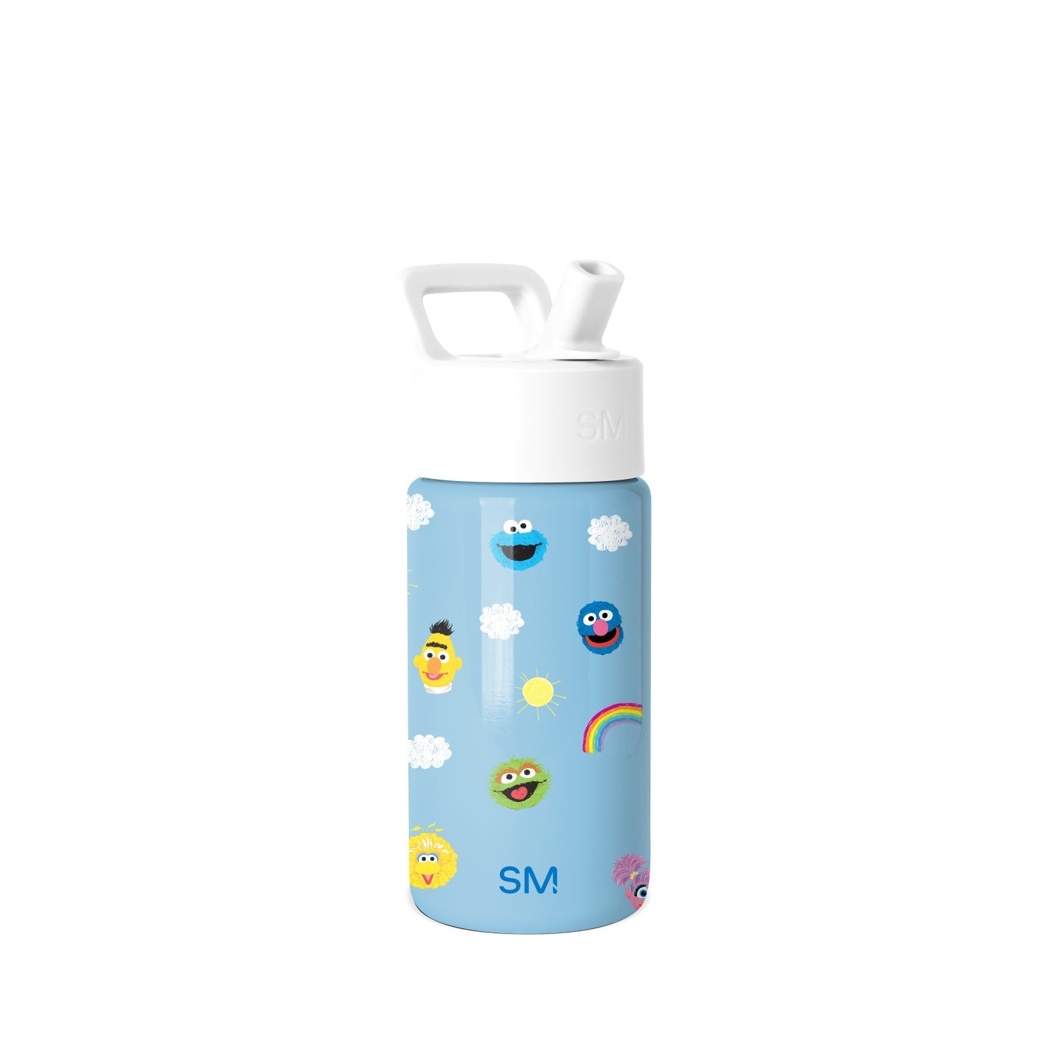 Summit Kids Water Bottle with Straw Lid - Sesame Street Pals