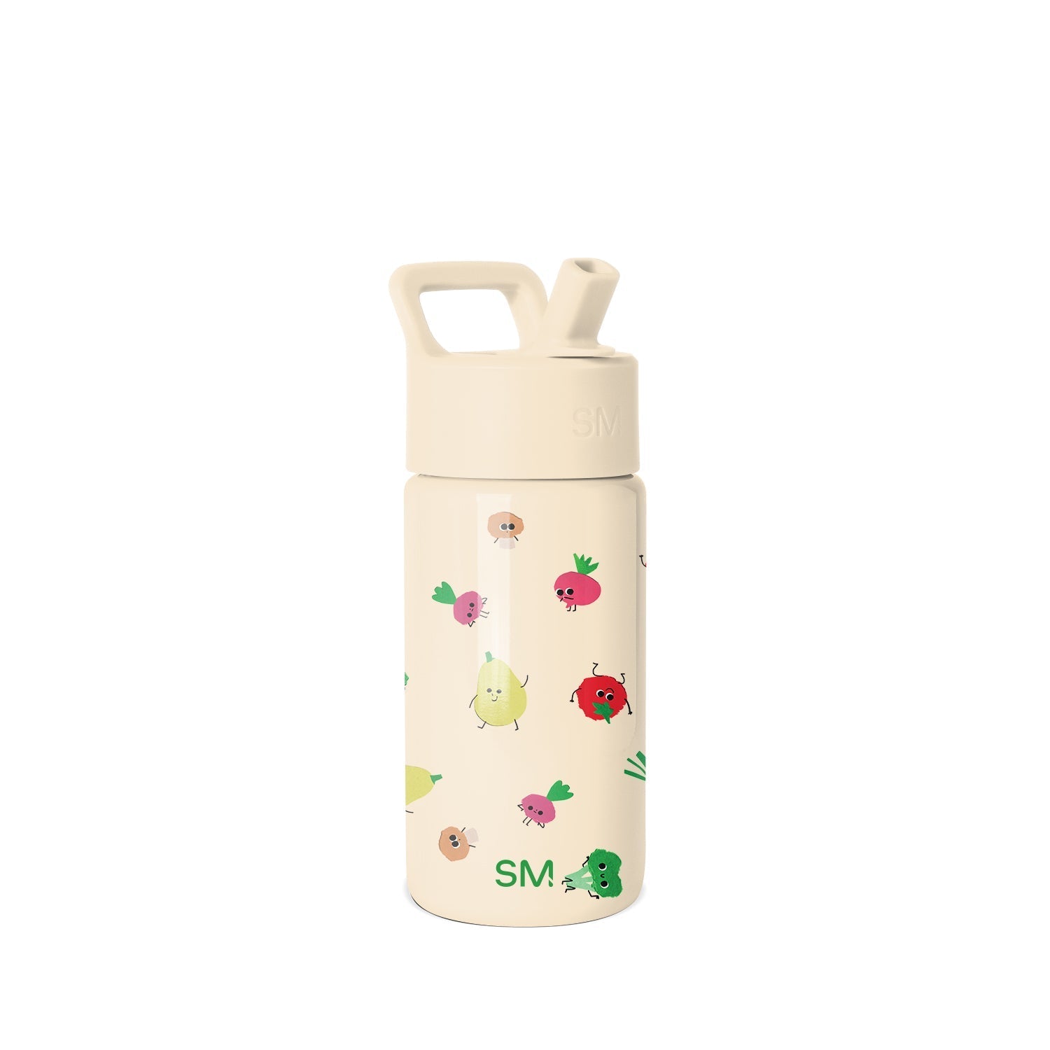 Summit Kids Water Bottle with Straw Lid - Veggie Garden