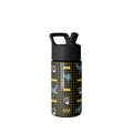 Summit Kids Water Bottle with Straw Lid - Batman Icons