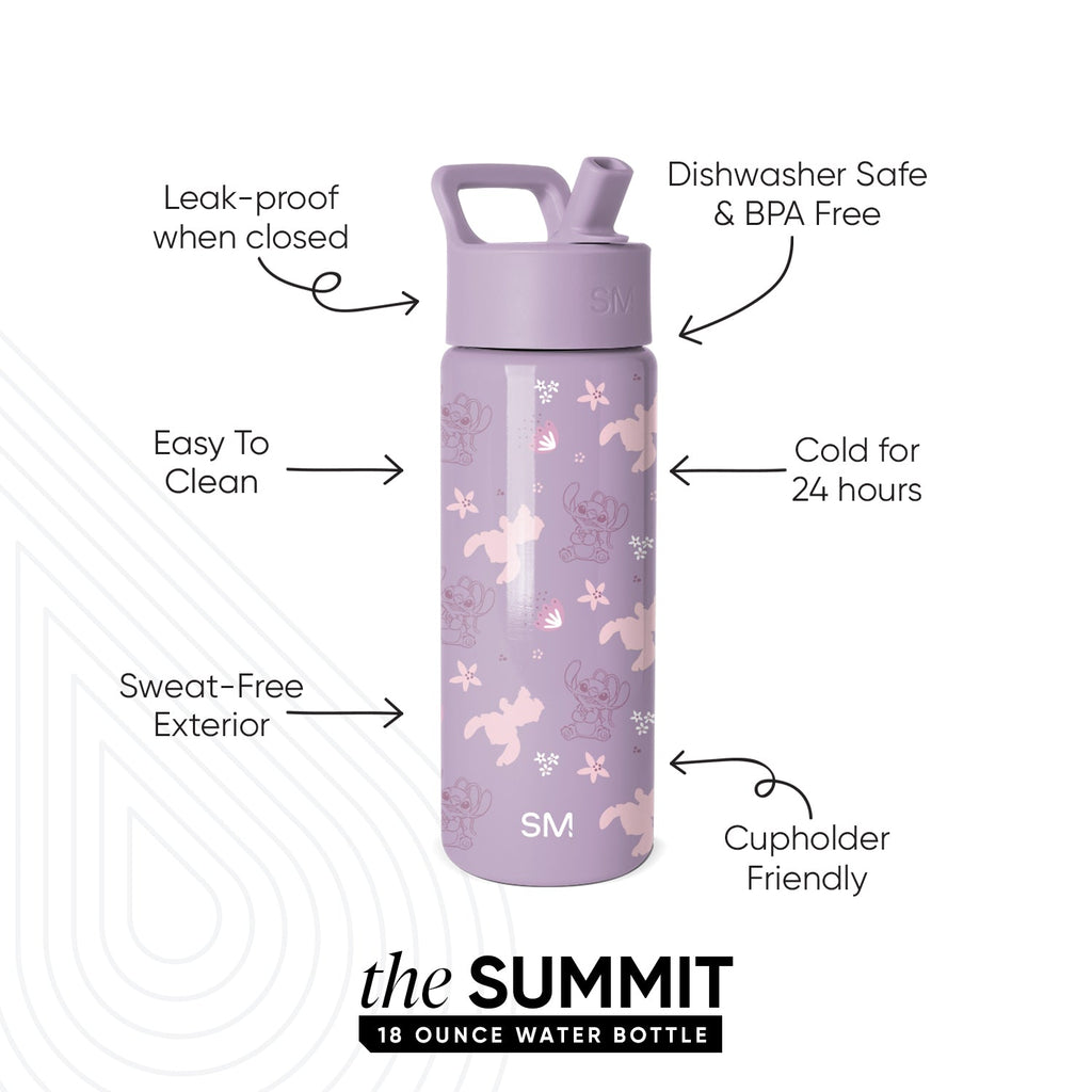 Summit Kids Water Bottle with Straw Lid - Stitch Experiment 624