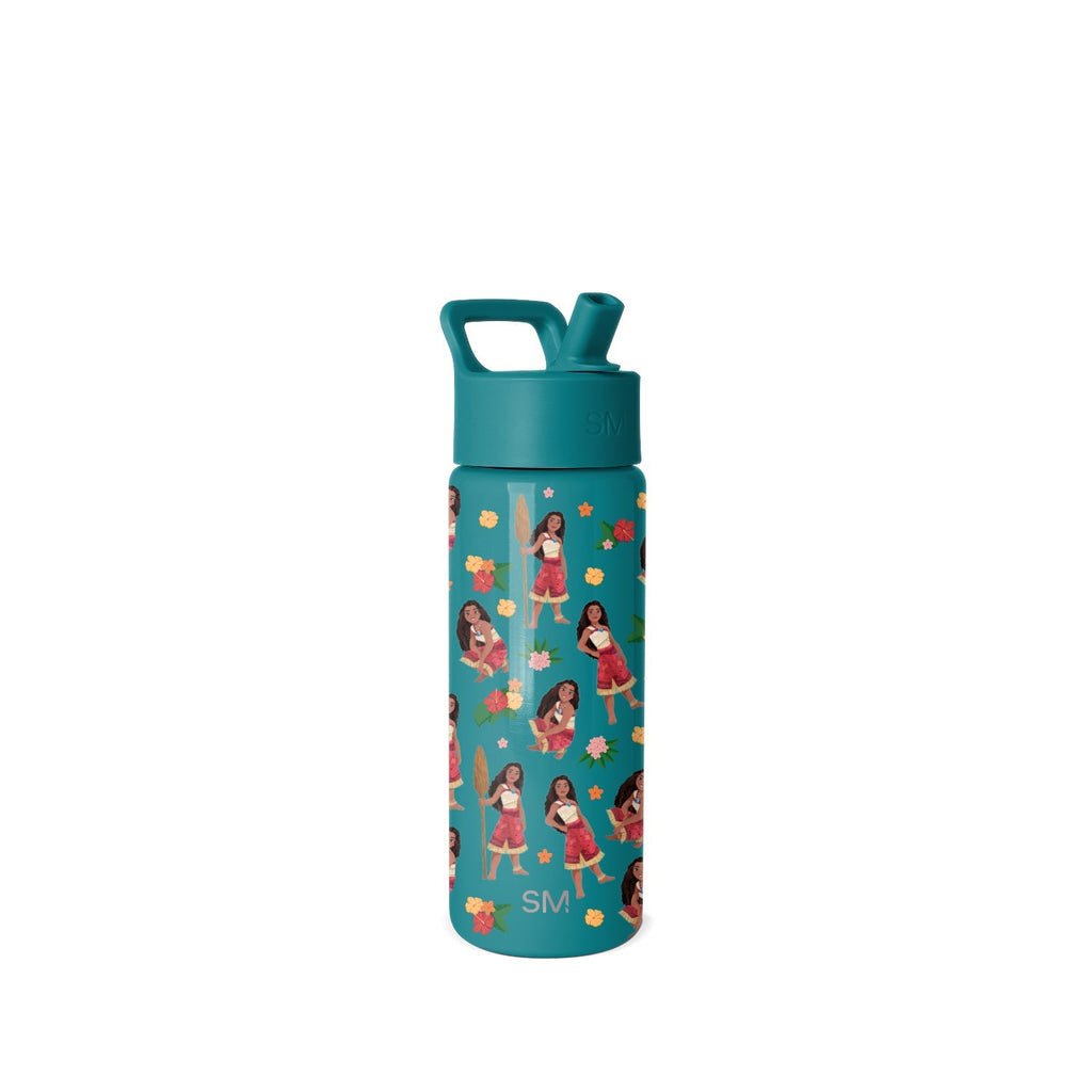 Summit Kids Water Bottle with Straw Lid - Moana Oceana
