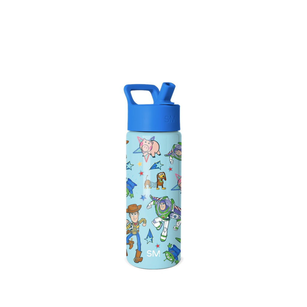 Summit Kids Water Bottle with Straw Lid - Buzz and Woody Adventures