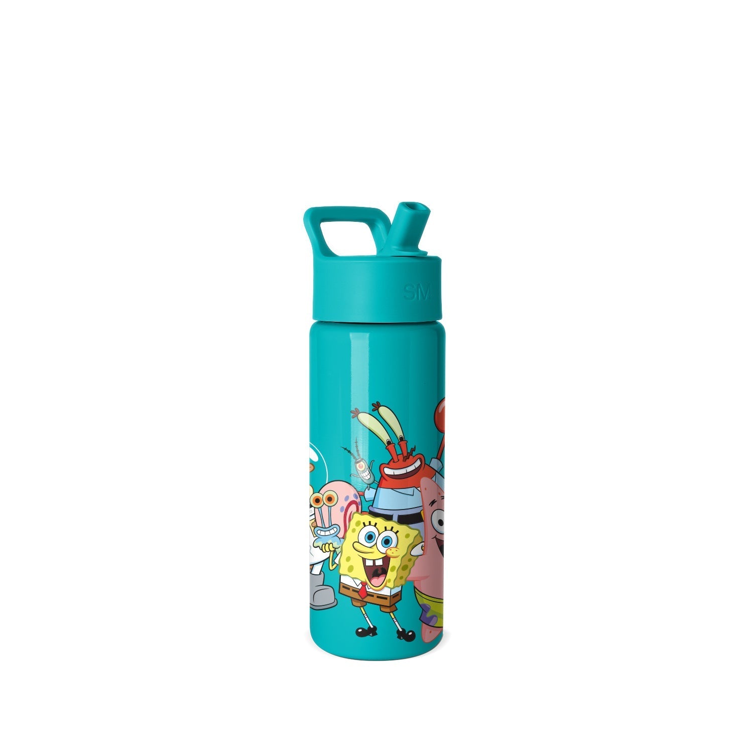 Summit Kids Water Bottle with Straw Lid - SpongeBob Pals