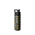 Summit Kids Water Bottle with Straw Lid - Batman Icons