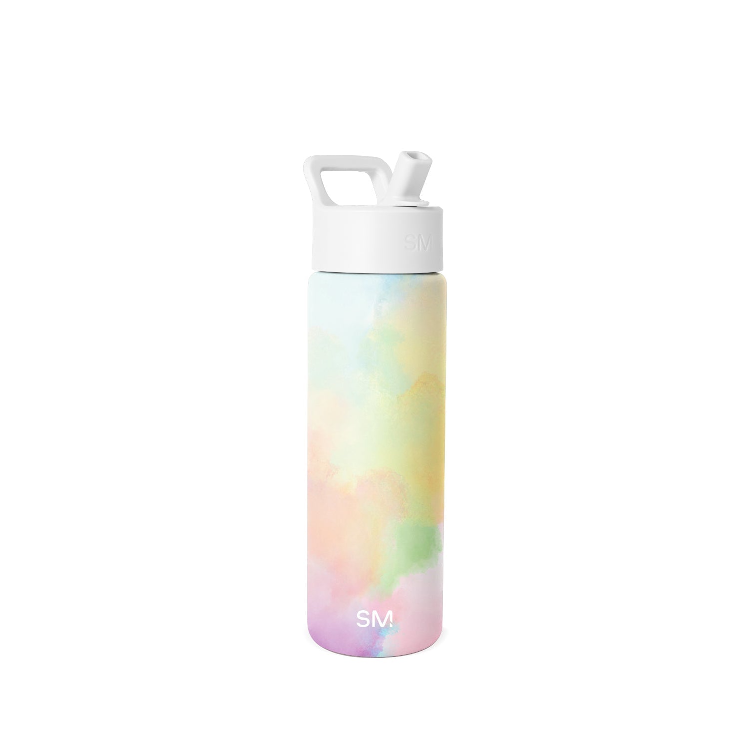 Summit Water Bottle with Straw Lid - Cotton Candy Tie Dye