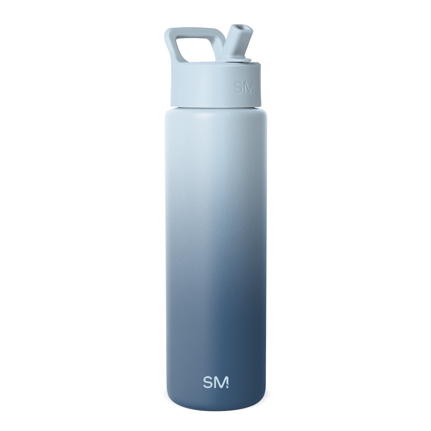Summit Water Bottle with Straw Lid - Stormy Skies