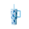 Trek Kids Tumbler with Silicone Straw Lid - Tropical Stitch
