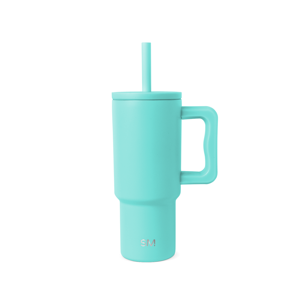 Trek Kids Tumbler with Silicone Straw Lid - Ocean Water