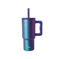 Trek Kids Tumbler with Silicone Straw Lid - Prism
