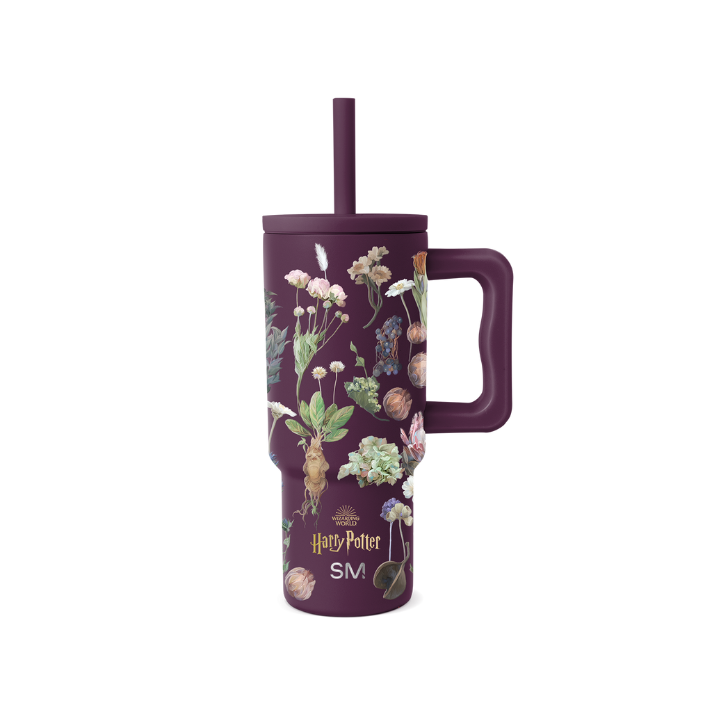 Trek Kids Tumbler with Silicone Straw Lid - Harry Potter Herbology