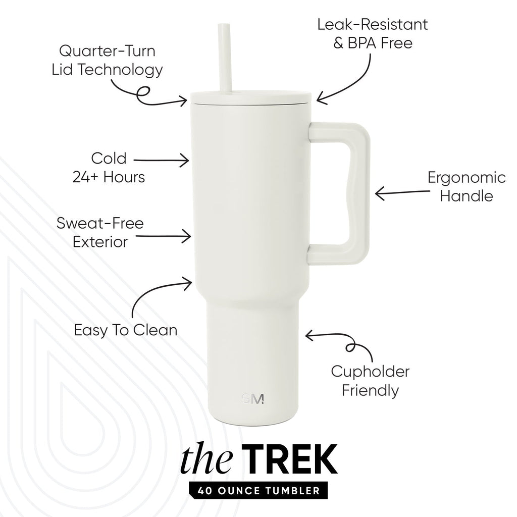 Trek Tumbler - Cream