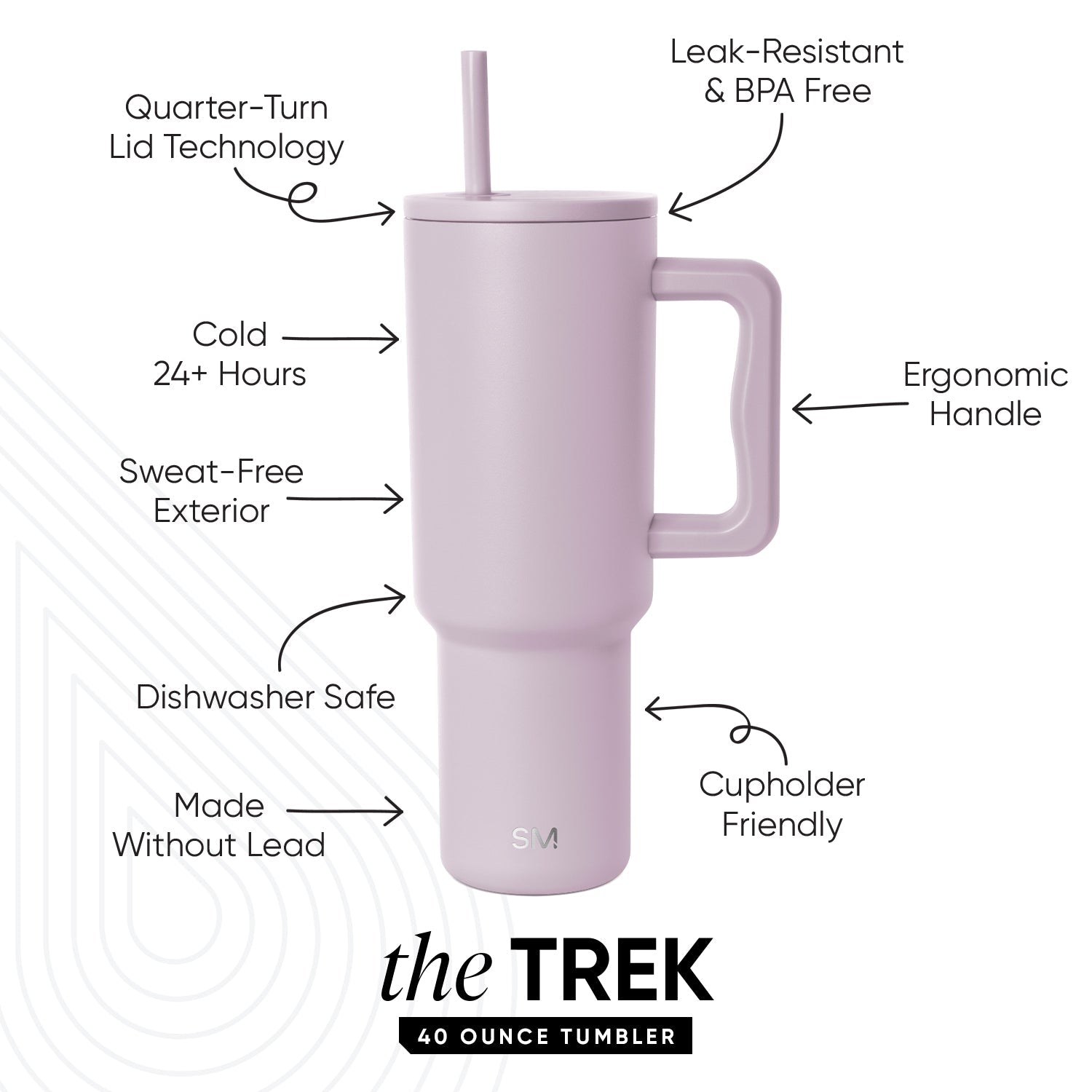 Trek Tumbler - Lavender Mist