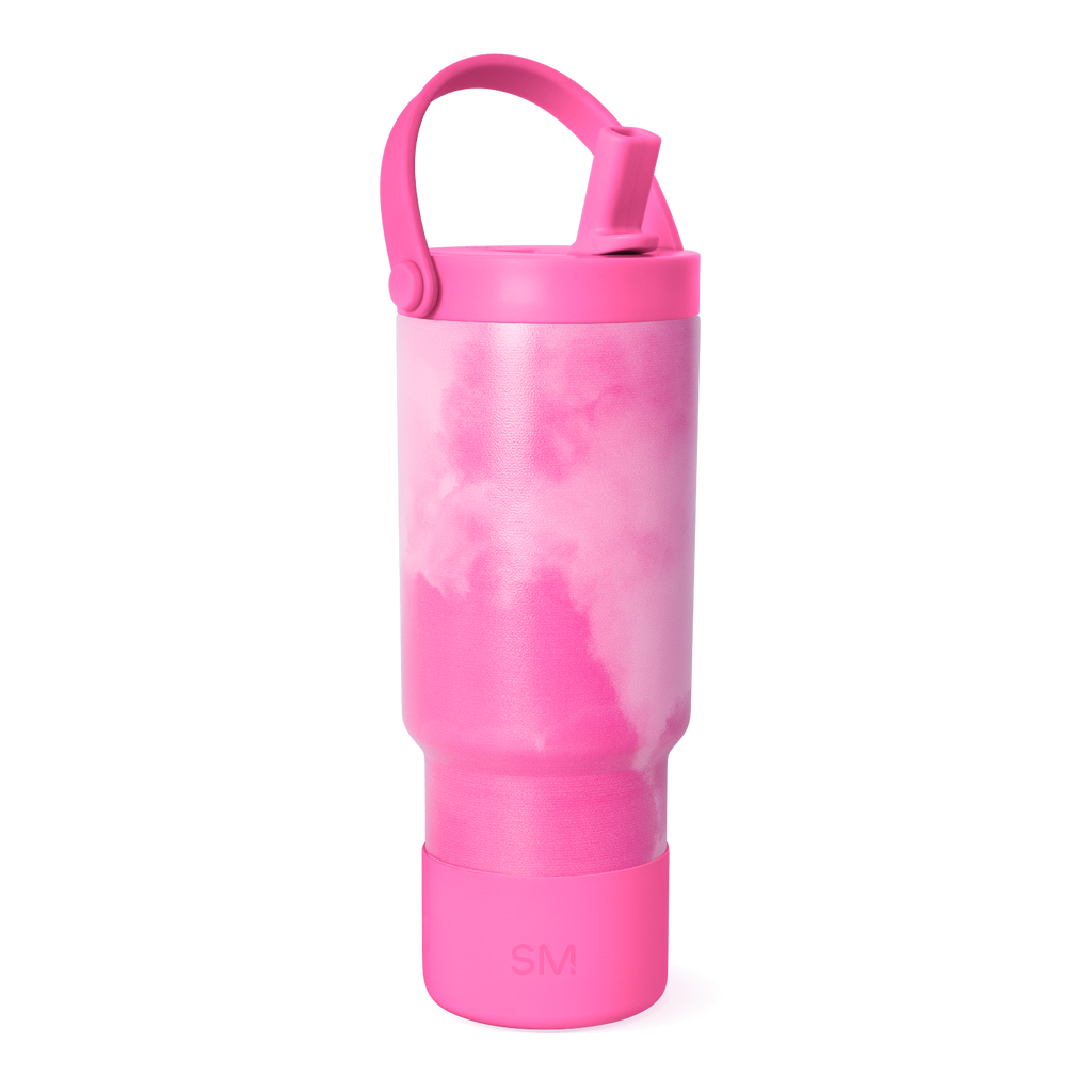 Kids Trek Pivot Tumbler - Pink Whimsical Tie Dye