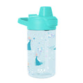 Summit Kids Plastic Water Bottle with Simple Flip Straw Lid - Frozen Elsa's Snowflake