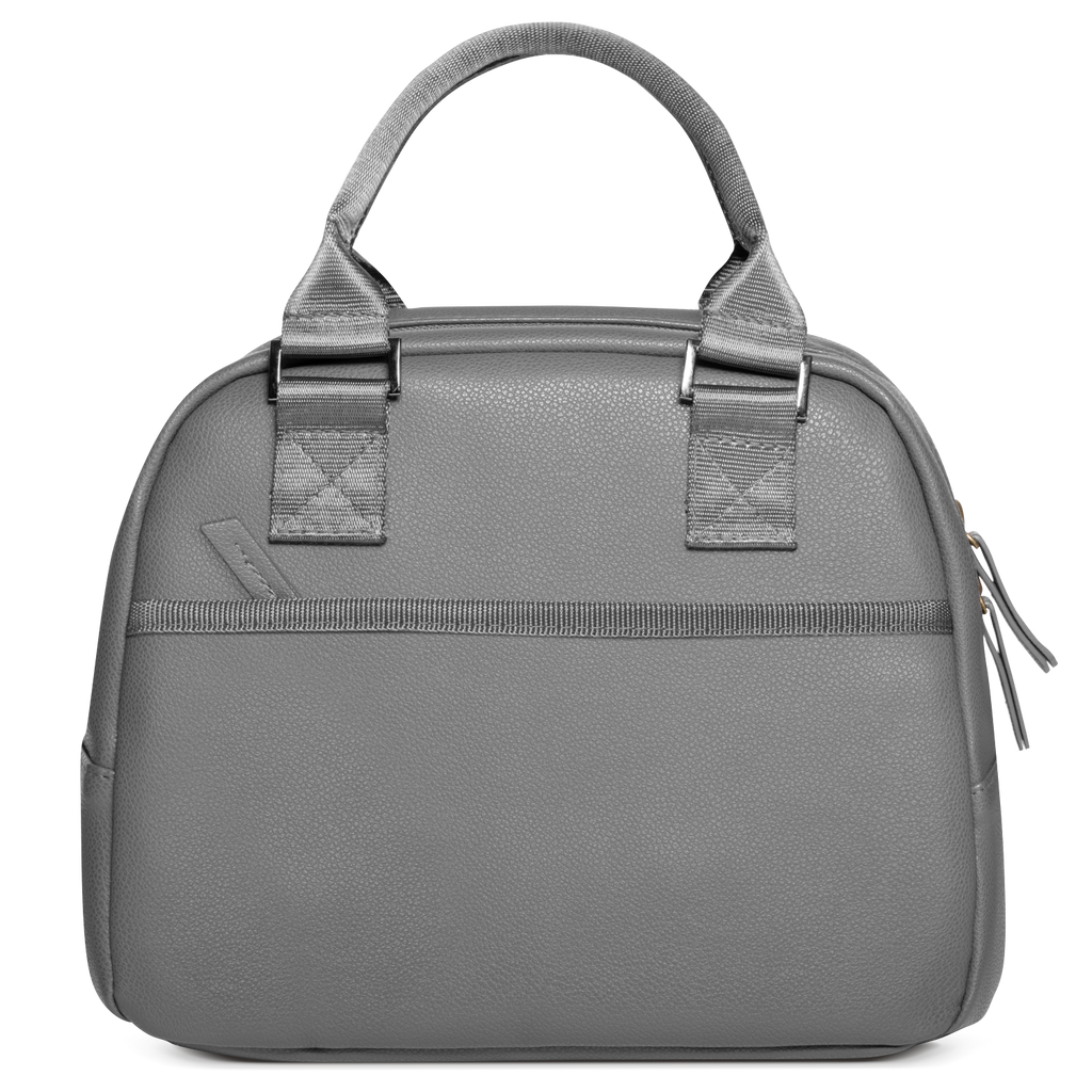 Vegan Leather Very Mia Lunch Bag - Gray
