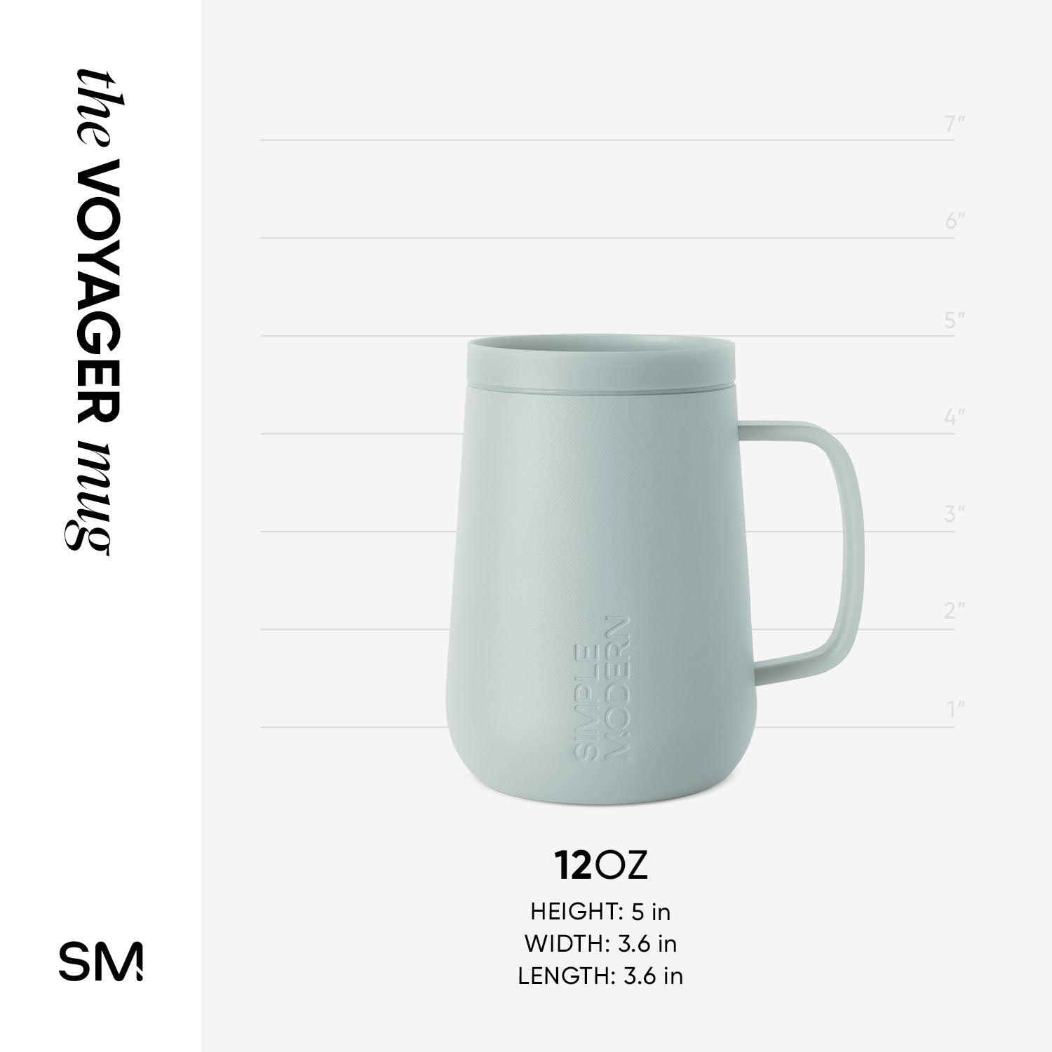 Voyager Mug with Handle - Signature - Sea Glass Sage