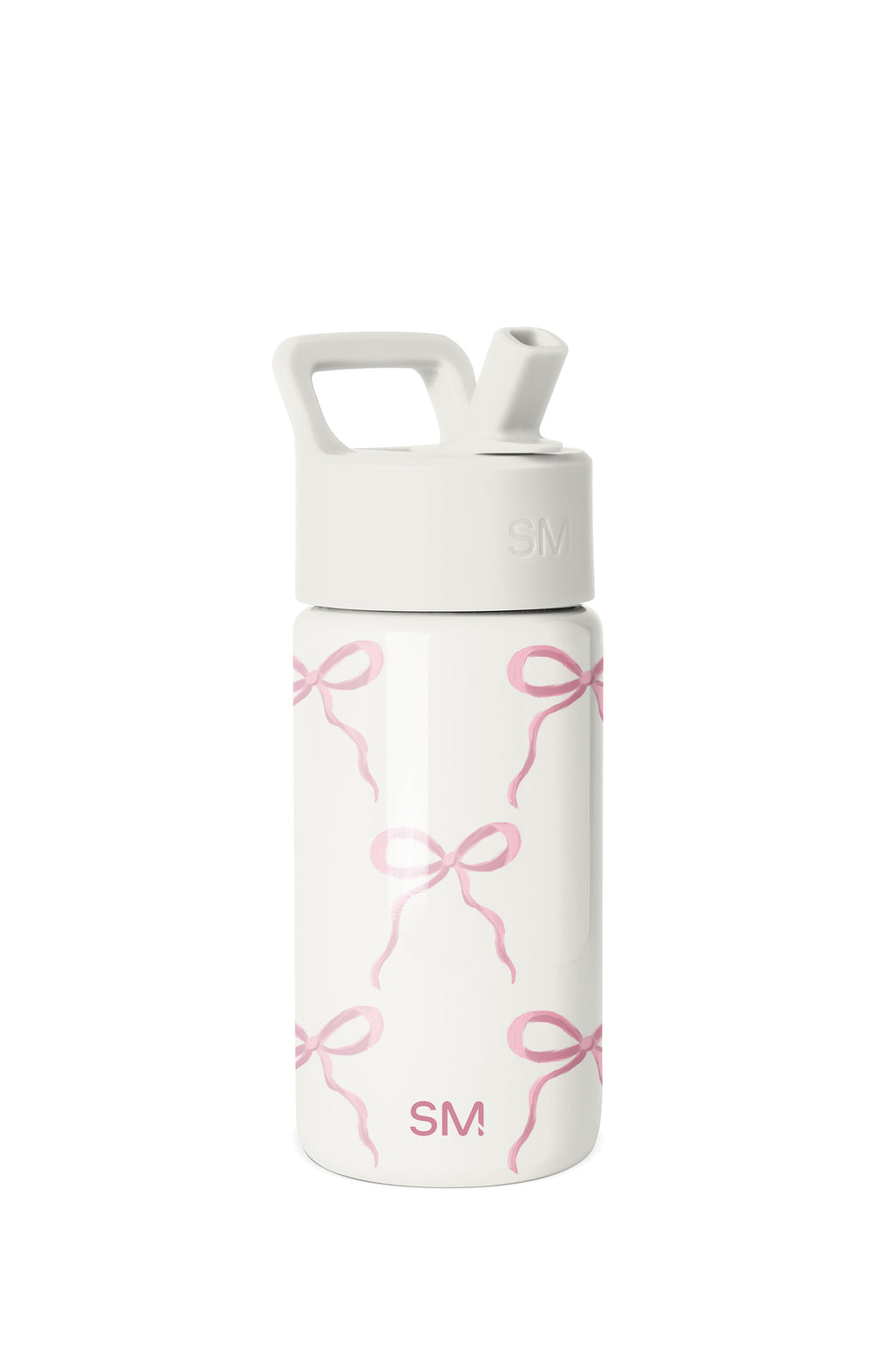 Summit Kids Water Bottle with Straw Lid - Bows