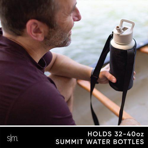 Adventure Water Bottle Sling - Adult - Midnight Black